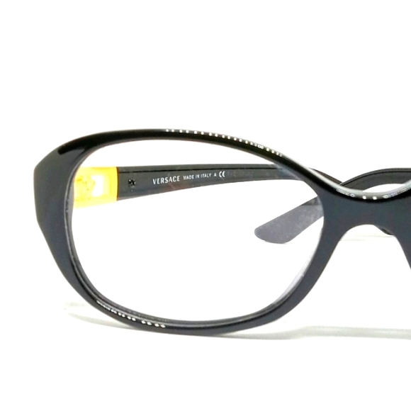 VERSACE "3179-B-A" EYEGLASSES WITH DEMO LENS: - Picture 7 of 16